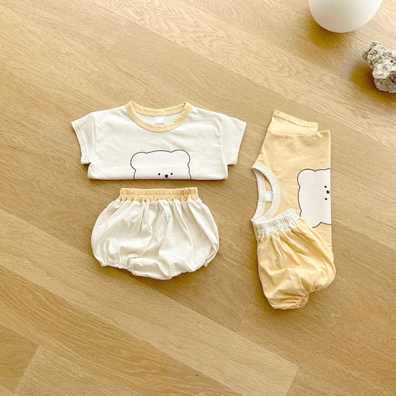 Keelorn Baby Girls Cartoon Clothing Sets Boys Girls Print Tops And Short 2pcs Outfits Korean Style Infant Short Sleeve Suit
Keelorn Baby Girls Cartoon Clothing Sets Boys Girls Print Tops And Short 2pcs Outfits Korean Style Infant Short Sleeve Suit