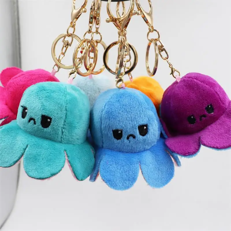 Kawaii Octopus Keychain Fashion Stuffed Two Sides Octopus Doll Keyring and Turn Over Bag Pendant Plush Animal Keychains Gifts
Kawaii Octopus Keychain Fashion Stuffed Two Sides Octopus Doll Keyring and Turn Over Bag Pendant Plush Animal Keychains Gifts