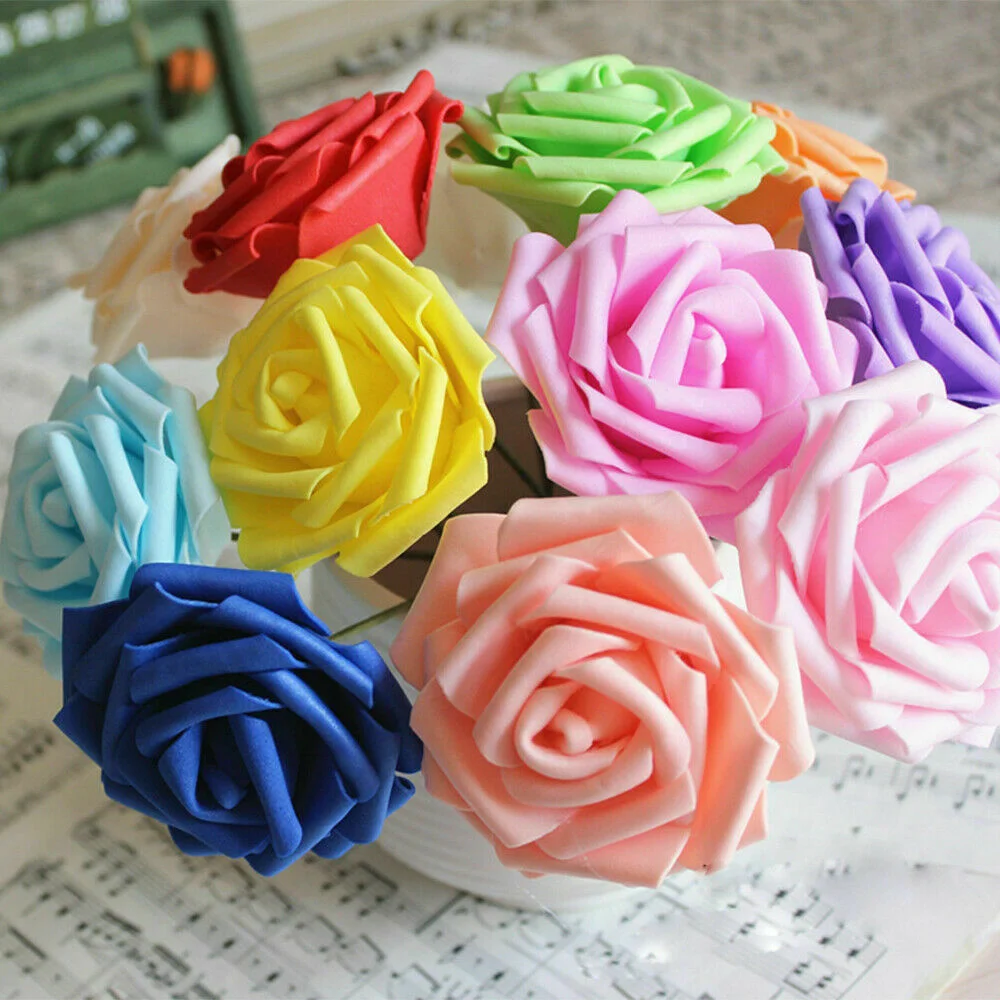 25 Pcs Artificial Flowers Foam Rose Fake Flower With Stem Wedding Party Bouquet Decoration Valentine's Day Bouquet
25 Pcs Artificial Flowers Foam Rose Fake Flower With Stem Wedding Party Bouquet Decoration Valentine's Day Bouquet