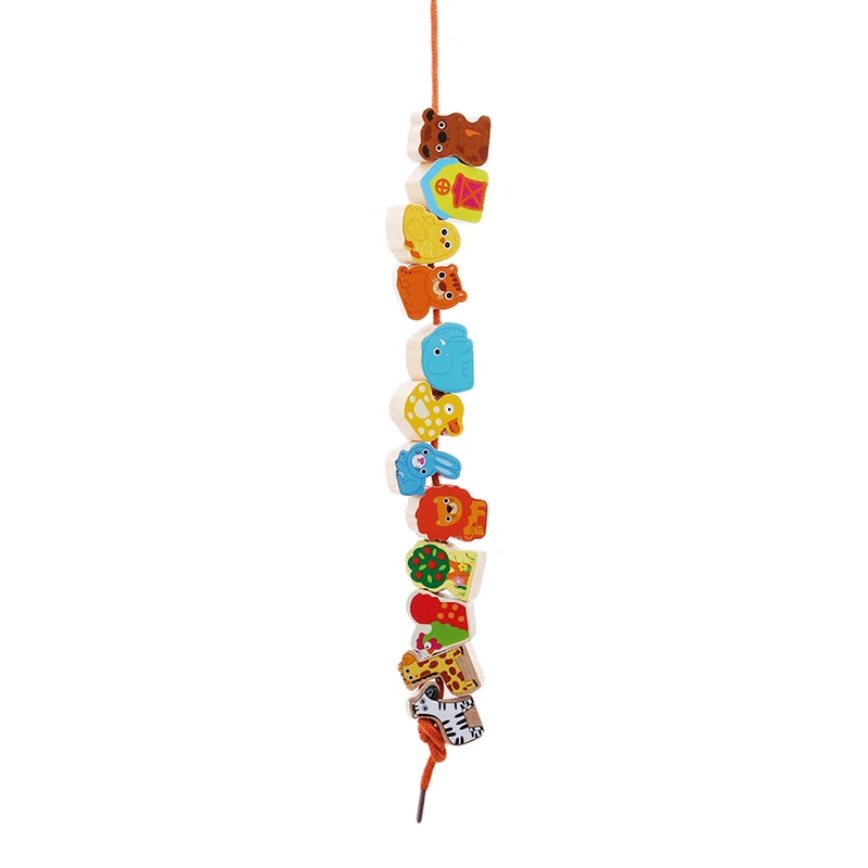 DIY Wooden toys Baby Toy Cartoon Fruit Animal Stringing Threading Wooden Beads Toy Children Early Monterssori Educational
DIY Wooden toys Baby Toy Cartoon Fruit Animal Stringing Threading Wooden Beads Toy Children Early Monterssori Educational