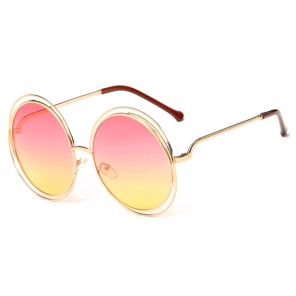 Fashion Retro Round Oversized Sunglasses For Women Men Vintage Trendy Luxury Brand Metal Frame Pink Green Big Sun Glasses Shades
Fashion Retro Round Oversized Sunglasses For Women Men Vintage Trendy Luxury Brand Metal Frame Pink Green Big Sun Glasses Shades