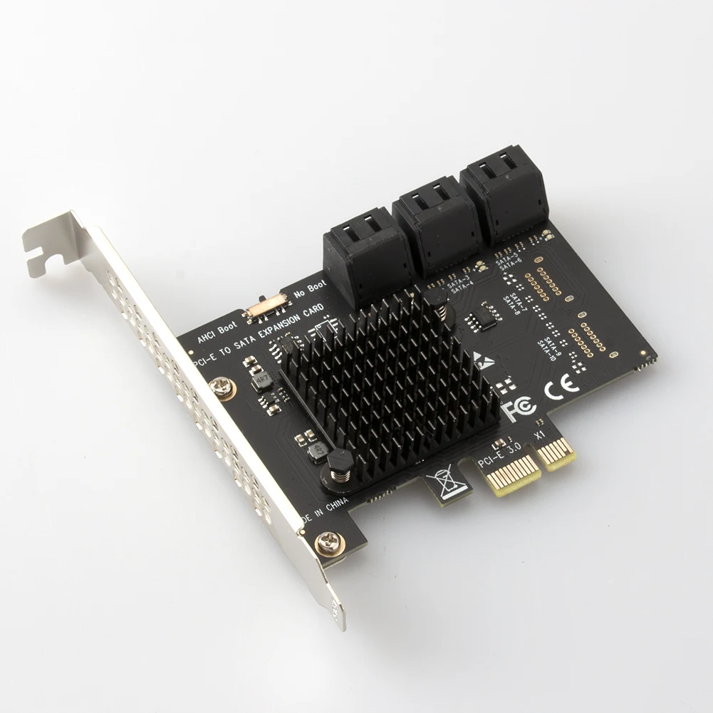 Плата расширения PCI Express, 1X на SATA3.0, 6 портов, 6 Гбит/с 
Плата расширения PCI Express, 1X на SATA3.0, 6 портов, 6 Гбит/с