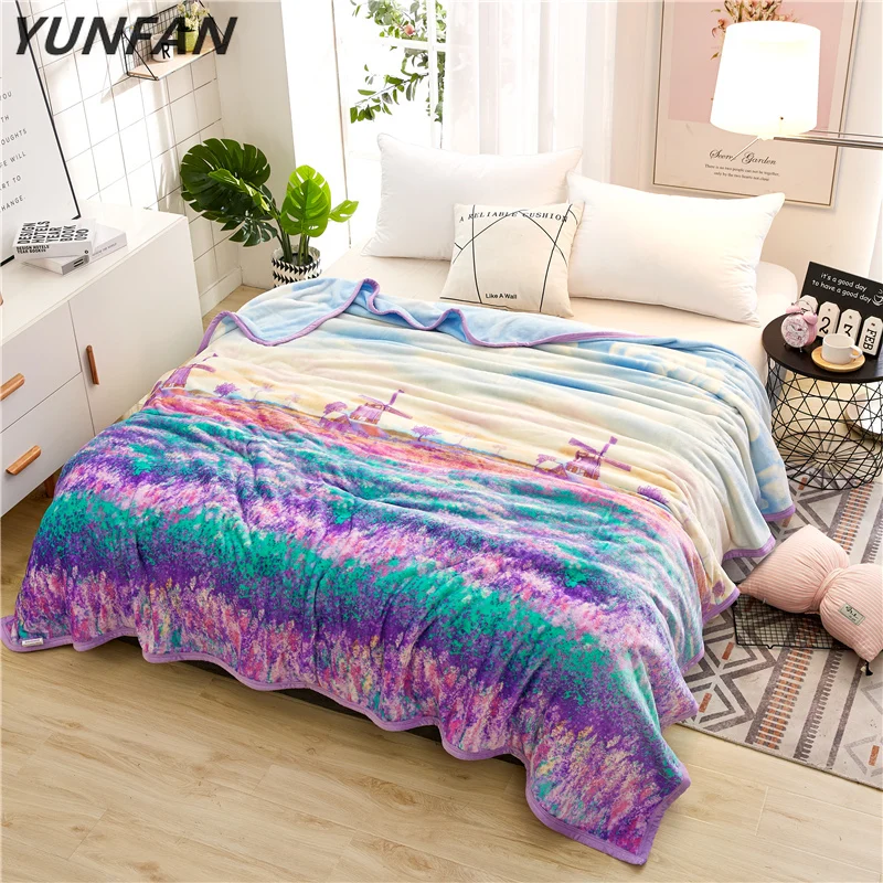 Lavender blankets quilts twin full queen woman blankets flowers soft Throw Flannel blankets on Bed/car/sofa kids girls blankets
Lavender blankets quilts twin full queen woman blankets flowers soft Throw Flannel blankets on Bed/car/sofa kids girls blankets