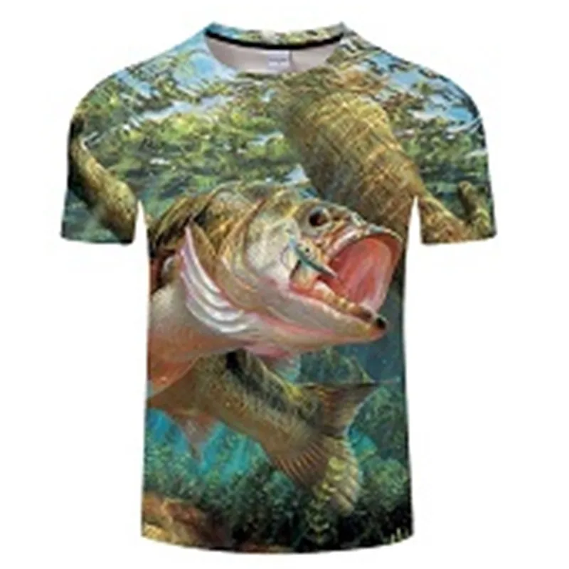 2020 New Fishing Printing 3dt Shirt Casual Digital Fish 3d Printing T-shirt Men's Women's T-shirt Summer Men's O-neck Top
2020 New Fishing Printing 3dt Shirt Casual Digital Fish 3d Printing T-shirt Men's Women's T-shirt Summer Men's O-neck Top