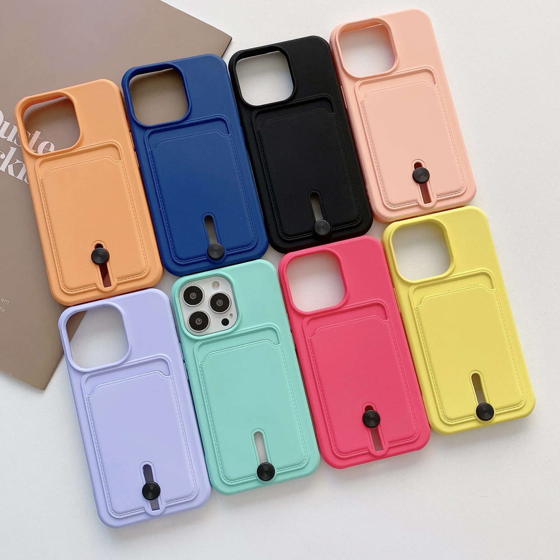 Luxury Silicone Wallet Card Holder For iPhone 13 12 mini 11 Pro X XR XS Max SE2020 7 8 Plus case Shockproof TPU Protection cover
Luxury Silicone Wallet Card Holder For iPhone 13 12 mini 11 Pro X XR XS Max SE2020 7 8 Plus case Shockproof TPU Protection cover