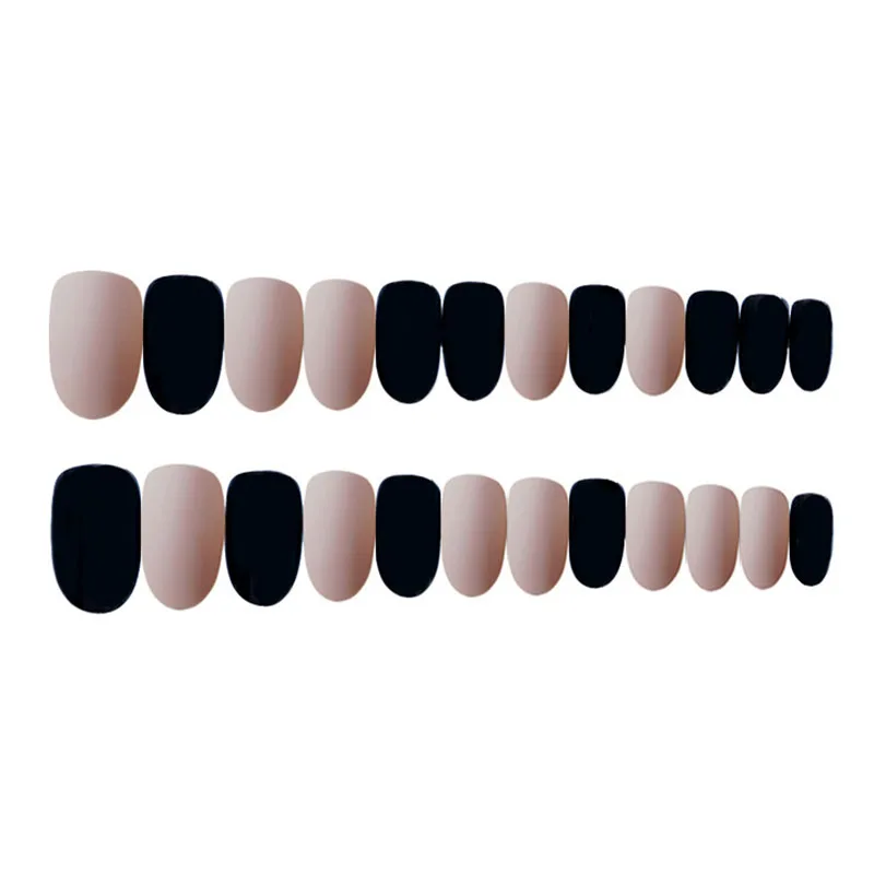 27g Black and Khaki Fake Nail Patch Jumping Color Long Frosted Round Head Wearable Full Cover Finished Fingernails STTX889
27g Black and Khaki Fake Nail Patch Jumping Color Long Frosted Round Head Wearable Full Cover Finished Fingernails STTX889