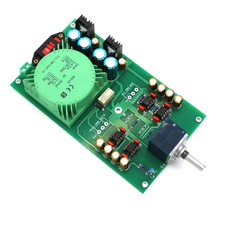 TL081 Op Amp Dual Channel Preamplifier Board Base on Musical Fidelity A1 Preamp Circuit Board
TL081 Op Amp Dual Channel Preamplifier Board Base on Musical Fidelity A1 Preamp Circuit Board