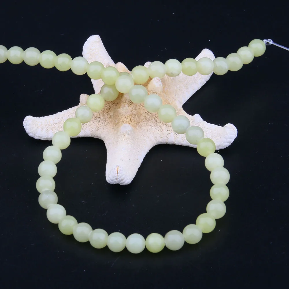 Natural Stone Beads Necklace Accessories Round Polished Real Serpeie Jade Stone Charms for Jewelry Making Bracelet Earrings
Natural Stone Beads Necklace Accessories Round Polished Real Serpeie Jade Stone Charms for Jewelry Making Bracelet Earrings