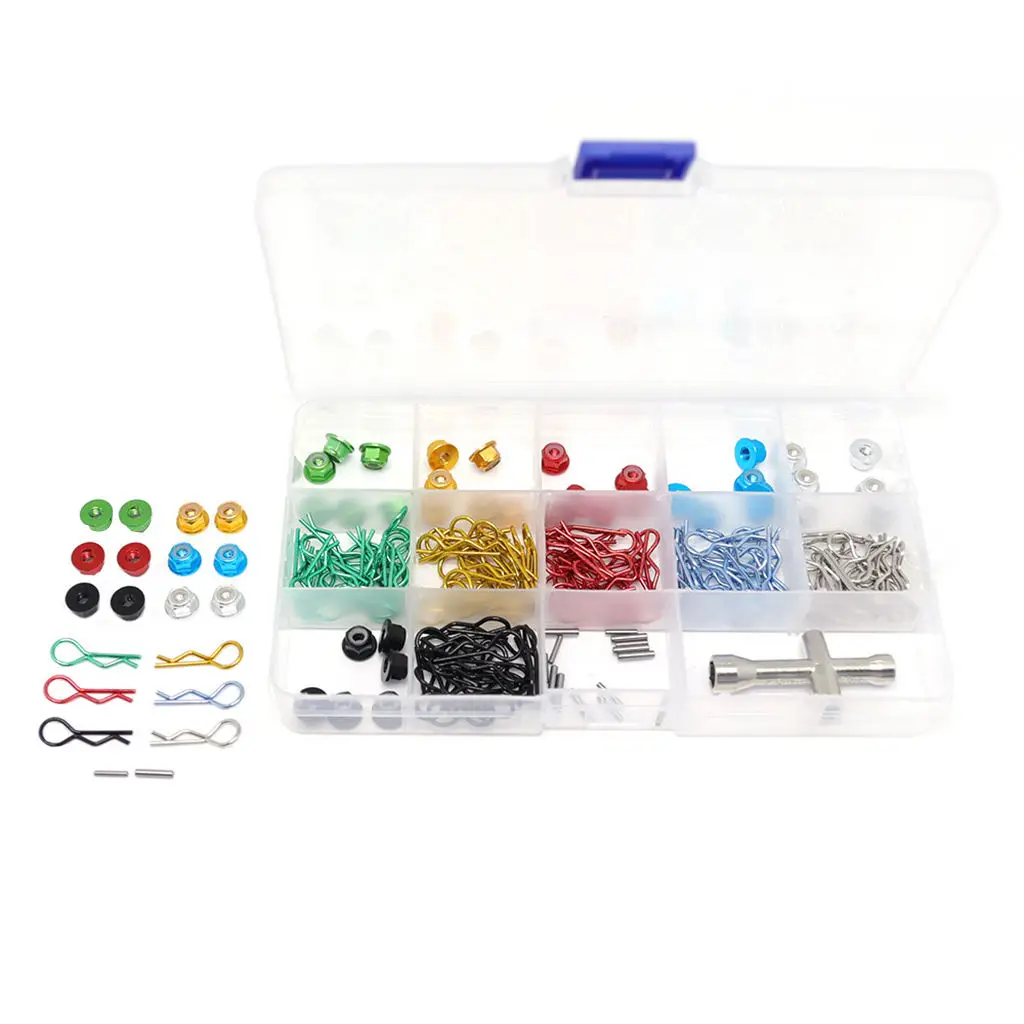 RC Body Shell R Shape Clips in Storage Case for 1/10 1/12 RC Car Crawler Truck Replaces
RC Body Shell R Shape Clips in Storage Case for 1/10 1/12 RC Car Crawler Truck Replaces