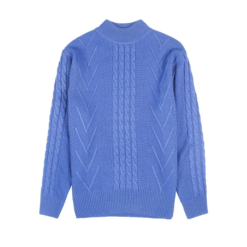 British Style Twist Sweater Men Clothing All Match Long Sleeve Turtleneck Streetwear Autumn Winter Knitted Pullovers Pull Homme
British Style Twist Sweater Men Clothing All Match Long Sleeve Turtleneck Streetwear Autumn Winter Knitted Pullovers Pull Homme