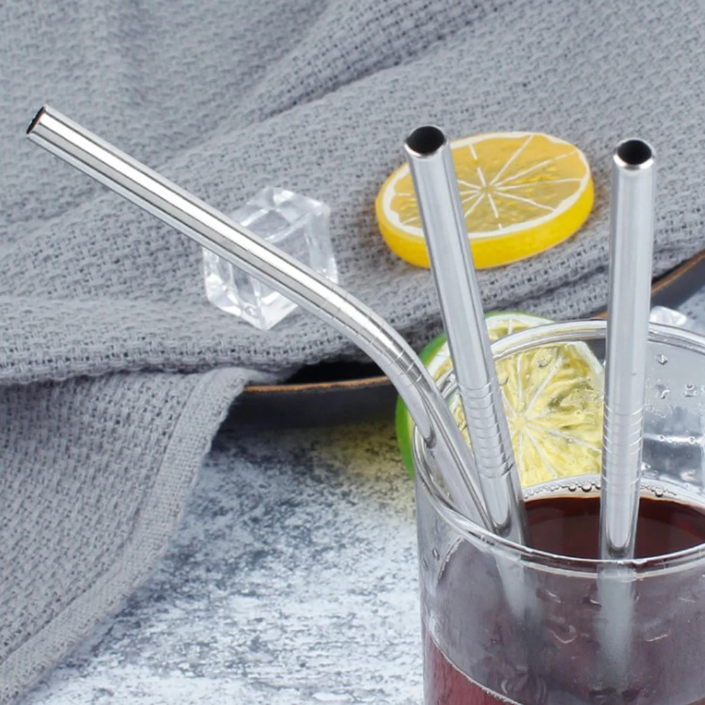 8Pcs Stainless Steel Metal Drinking Straw Straws with 2 Cleaner Brush Kit Tool11
8Pcs Stainless Steel Metal Drinking Straw Straws with 2 Cleaner Brush Kit Tool11