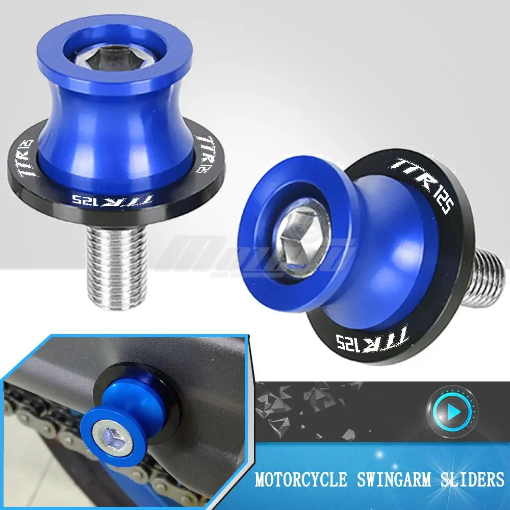 Motorcycle Swingarm Slider Spools 6MM Stand Screws Covers For Yamaha TTR125 TTR125L TTR125LE TTR125LW TTR 125 LWE 2000-2020 2021
Motorcycle Swingarm Slider Spools 6MM Stand Screws Covers For Yamaha TTR125 TTR125L TTR125LE TTR125LW TTR 125 LWE 2000-2020 2021