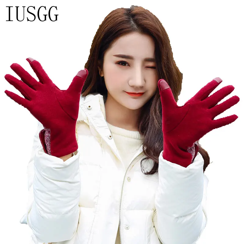 Driving Gloves Women Touch Screen Suede Glove Full Finger Button Gloves Velvet Stitching Winter Mittens Thickening Warm Adult El
Driving Gloves Women Touch Screen Suede Glove Full Finger Button Gloves Velvet Stitching Winter Mittens Thickening Warm Adult El