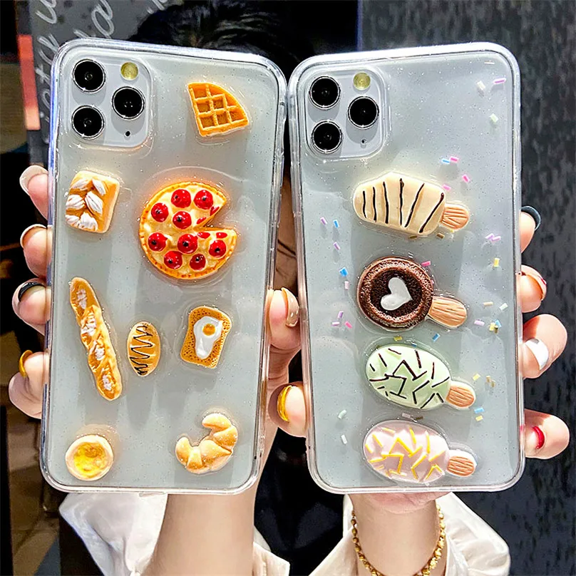 Signalshin 3D Cute Food Pizza Egg Tart Phone Case For iPhone 12 Mini 11 Pro XS MAX XR 7 8 Plus Ice Cream Transparent Soft Cover
Signalshin 3D Cute Food Pizza Egg Tart Phone Case For iPhone 12 Mini 11 Pro XS MAX XR 7 8 Plus Ice Cream Transparent Soft Cover