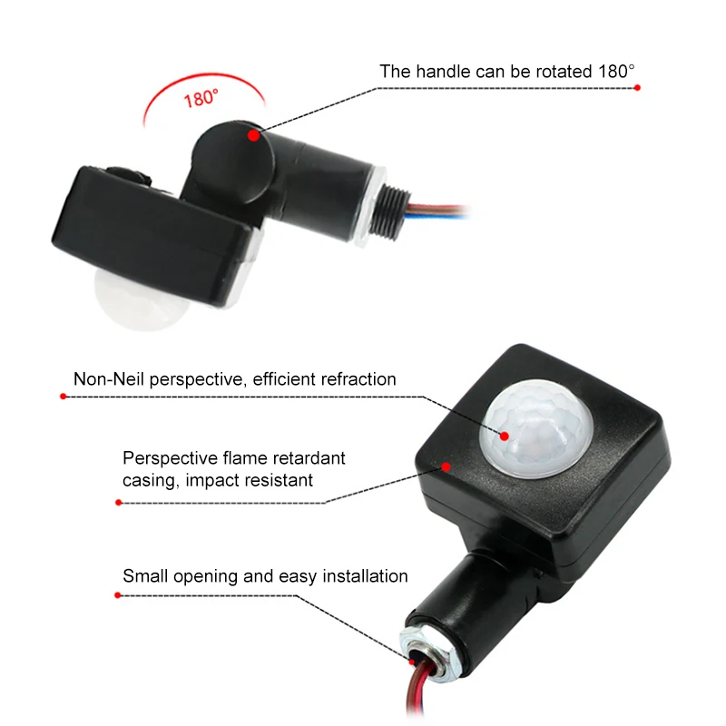160 degrees Infrared Sensor Ultra-thin Body IR Sensor Switch LED Flood light Motion Body Sensor AC85-265V Free shipping
160 degrees Infrared Sensor Ultra-thin Body IR Sensor Switch LED Flood light Motion Body Sensor AC85-265V Free shipping