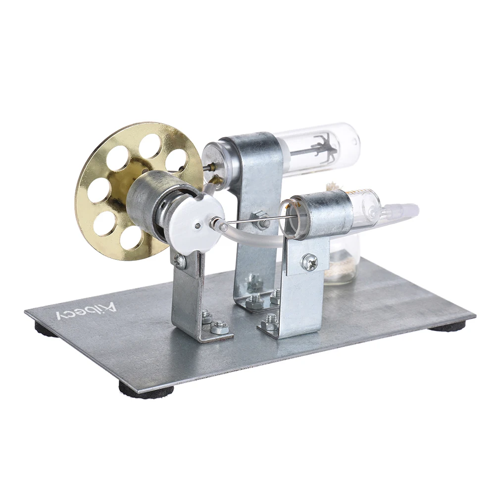 Aibecy Mini Hot Air Stirling Engine Motor Model Stream Power Physics Experiment Educational Toy
Aibecy Mini Hot Air Stirling Engine Motor Model Stream Power Physics Experiment Educational Toy