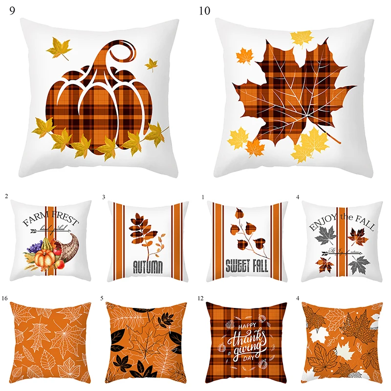 Winter Autumn Maple Leaf Pumpkin Pillowcase 45x45cm Orange Sofa Car Home Decor Thanksgiving Throw Pillow Covers Cute Pillowcase
Winter Autumn Maple Leaf Pumpkin Pillowcase 45x45cm Orange Sofa Car Home Decor Thanksgiving Throw Pillow Covers Cute Pillowcase