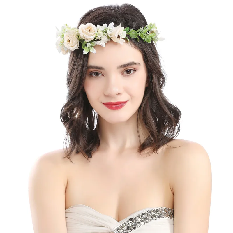 Flower Headband Hairwear Bridal Hair Ornament Fabric Flower Crown Wedding Hair Accessories Headbands Floral Head Wreath
Flower Headband Hairwear Bridal Hair Ornament Fabric Flower Crown Wedding Hair Accessories Headbands Floral Head Wreath