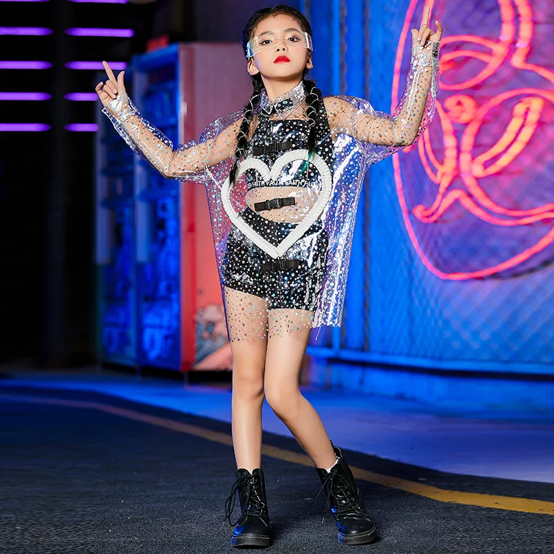 Fashion Kids Hip Hop Dance Clothing New Jazz Dance Costumes For Girls Ballroom Dancing Performance Clothes Stage Outfit XS3510
Fashion Kids Hip Hop Dance Clothing New Jazz Dance Costumes For Girls Ballroom Dancing Performance Clothes Stage Outfit XS3510