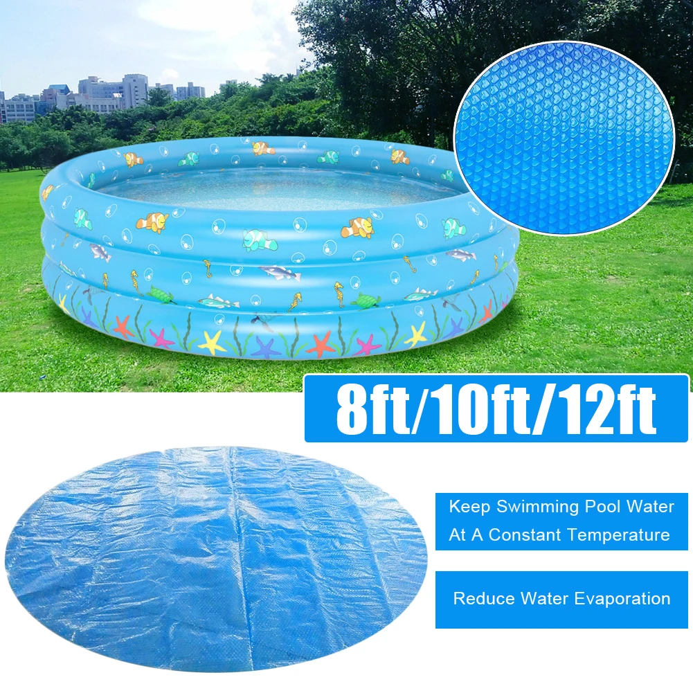 Fit 8Ft/10Ft/12Ft Inflatable Swimming Pool Cover Dustproof and Rainproof Swimming Pool Insulation Film to Prevent Ultraviolet Ra
Fit 8Ft/10Ft/12Ft Inflatable Swimming Pool Cover Dustproof and Rainproof Swimming Pool Insulation Film to Prevent Ultraviolet Ra