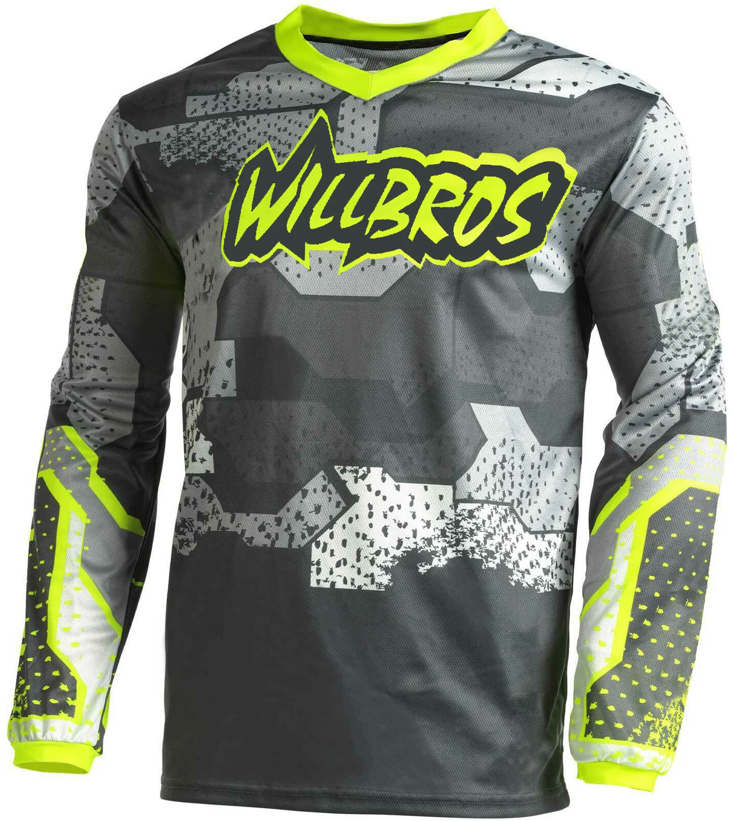 

Downhill Bike Cycling Jersey Willbros Motocross Racing Long Sleeve Enduro MX BMX DH Dirt Bicycle Moto Cross Summer T-shirt Mens