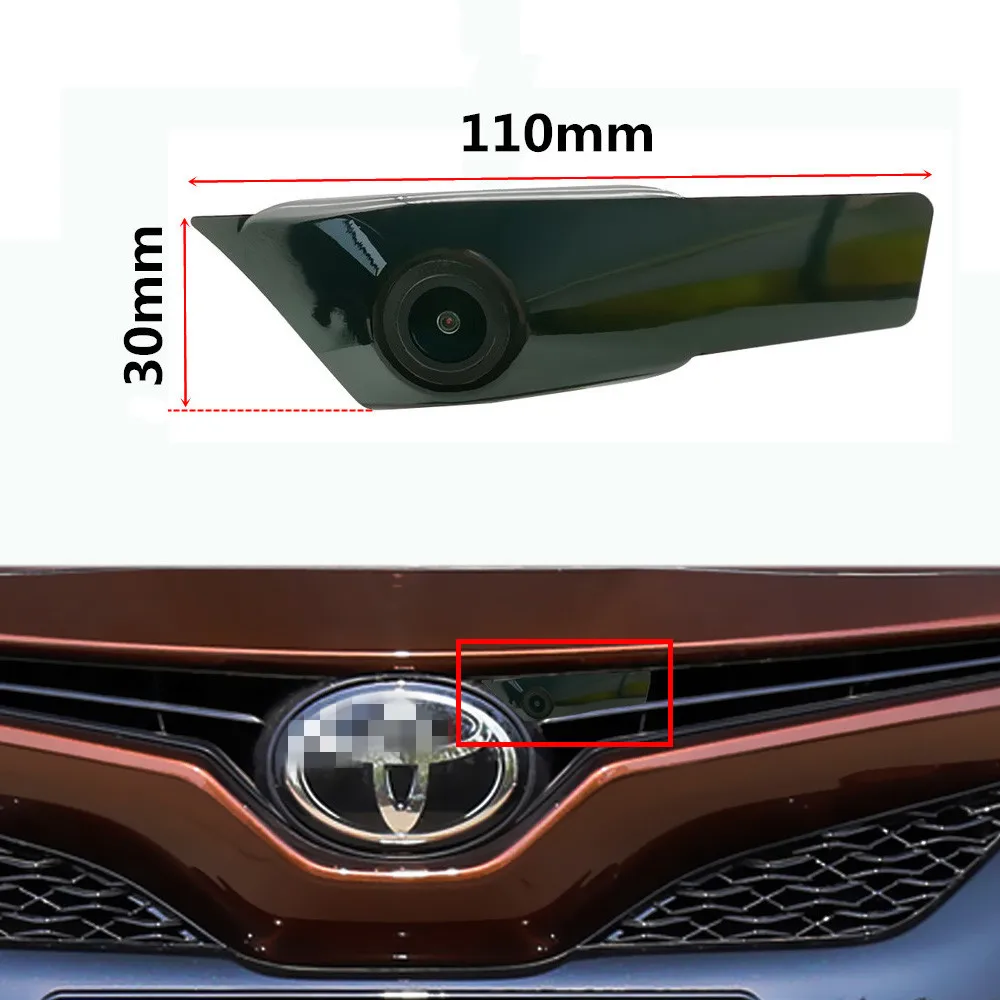 

YIFOUM HD CCD Car Front View Parking Night Vision Positive Waterproof Logo Camera For Toyota Camry XV70 2017 2018 2019 2020