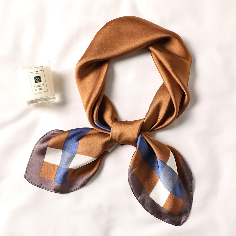 2021 Summer Silk Scarf Square Lady Hair Kerchief Shawls and Wraps Women Scarves Small Size Office Female Print Neck Foulard New
2021 Summer Silk Scarf Square Lady Hair Kerchief Shawls and Wraps Women Scarves Small Size Office Female Print Neck Foulard New