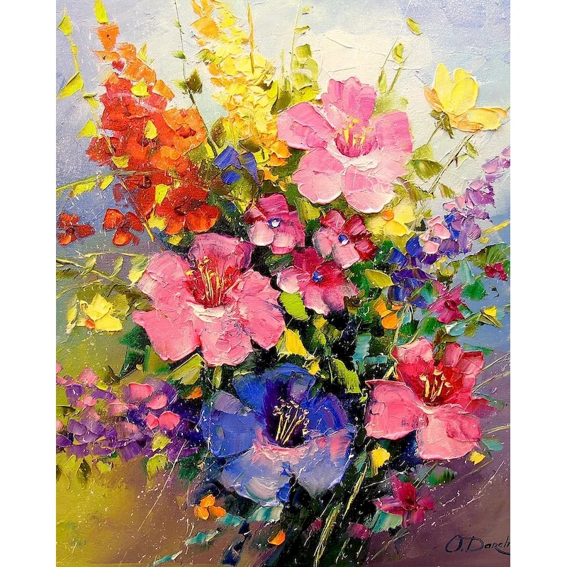 Gatyztory Paints By Numbers Flowers Home Decoration Oil Painting By Numbers On Canvas Full Set DIY 50x40cm Handmade Gift
Gatyztory Paints By Numbers Flowers Home Decoration Oil Painting By Numbers On Canvas Full Set DIY 50x40cm Handmade Gift