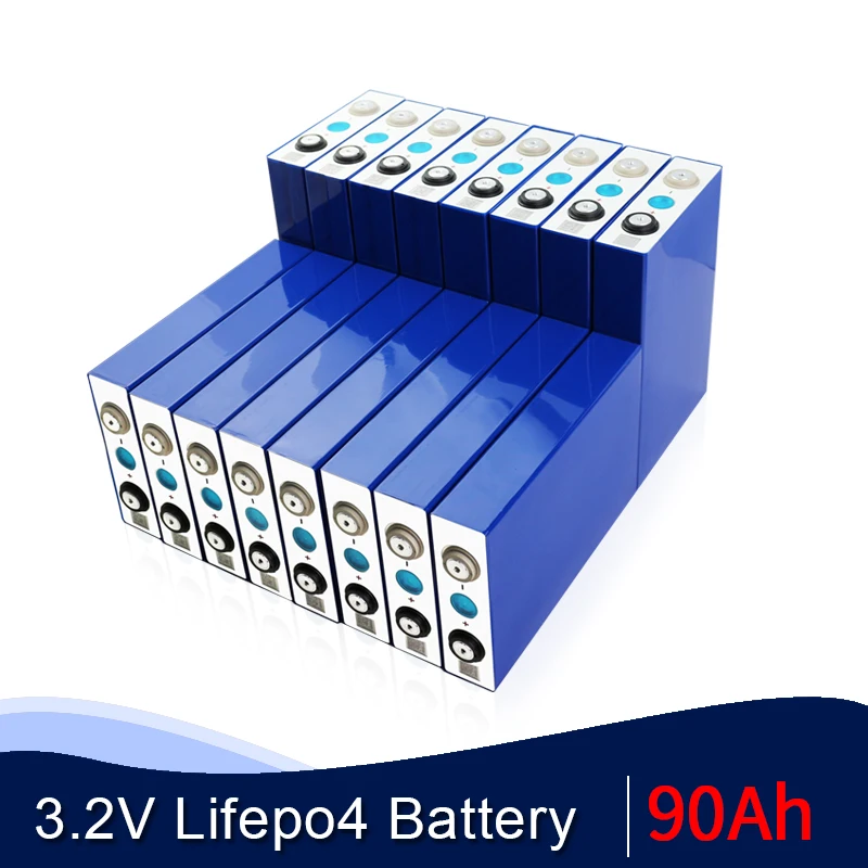32PCS Storage Batteries 3.2V 90Ah prismatic lifepo4 Cell rechargeable lithium iron cells for ev battery solar system EU TAX FREE
32PCS Storage Batteries 3.2V 90Ah prismatic lifepo4 Cell rechargeable lithium iron cells for ev battery solar system EU TAX FREE