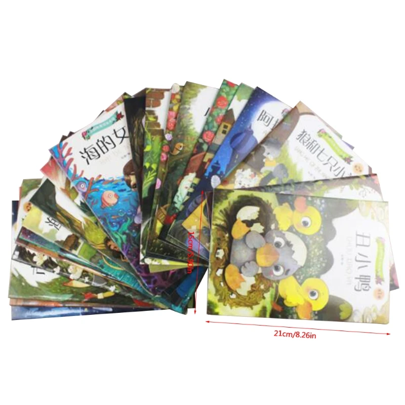 Bilingual Chinese English Books Short Stories Picture Pinyin Book Fairy Tales for Kids Age 0-9 Years, 20 Books
Bilingual Chinese English Books Short Stories Picture Pinyin Book Fairy Tales for Kids Age 0-9 Years, 20 Books