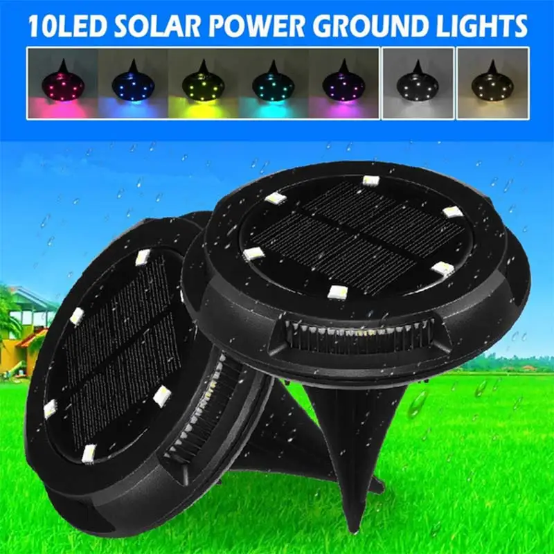 Waterproof 10LED Solar Power Ground Buried Lights White/Warm White/Multicolor Floor Decking Outdoor Garden Lawn Path Aisle Lamp
Waterproof 10LED Solar Power Ground Buried Lights White/Warm White/Multicolor Floor Decking Outdoor Garden Lawn Path Aisle Lamp