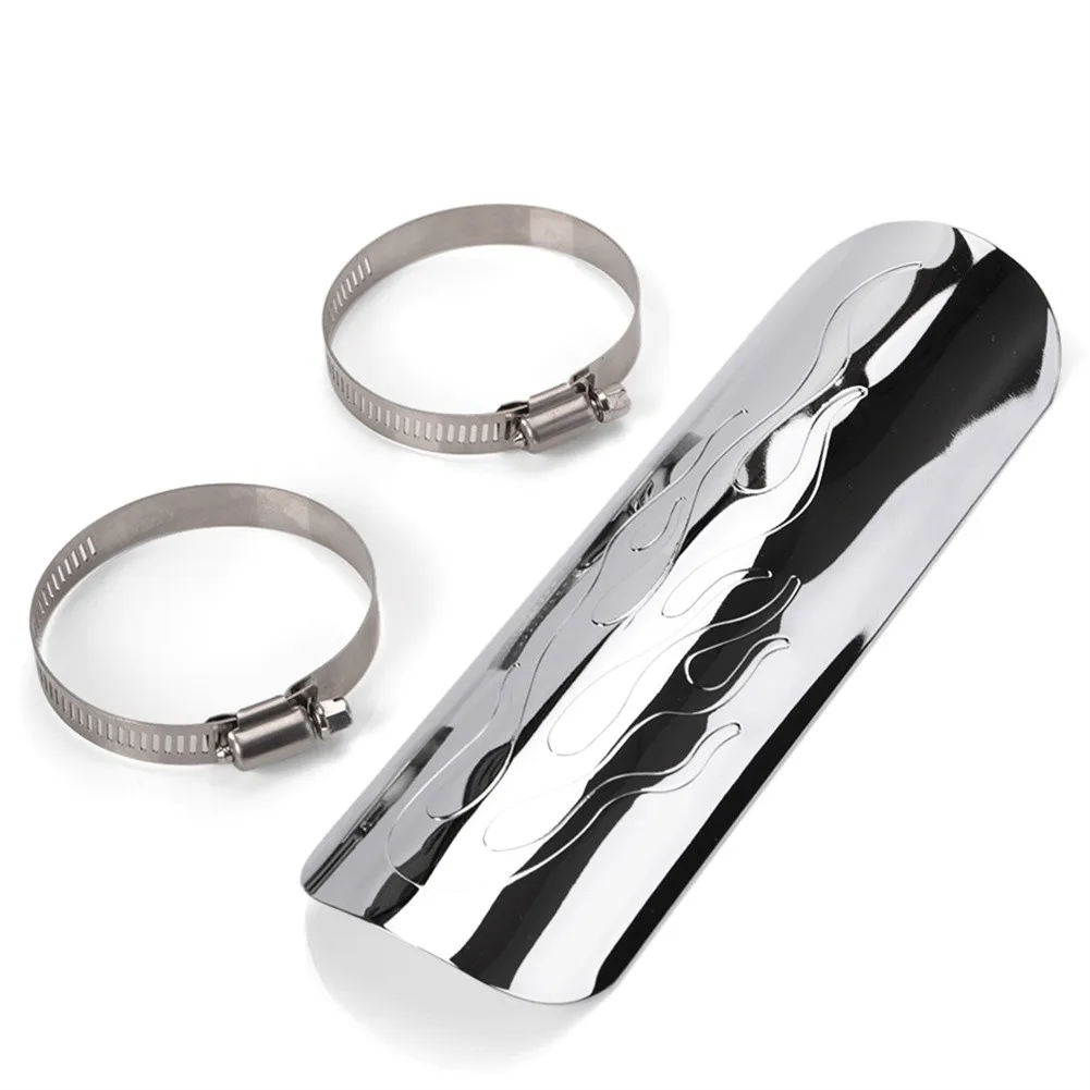 1pc Motorcycle Chrome Exhaust Muffler Pipe Heat Shield Cover Heel Guard Exhaust Pipe Flame Heat Shield Exhaust Systems Accessory
1pc Motorcycle Chrome Exhaust Muffler Pipe Heat Shield Cover Heel Guard Exhaust Pipe Flame Heat Shield Exhaust Systems Accessory
