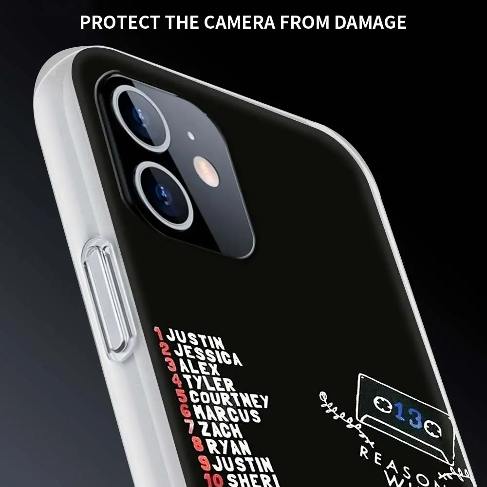 13 Reasons Why Netflix Case For i 12 mini 11 Pro 7 XR X XS Max 8 6 6S Plus SE 2020 5S Translucent Matte Silicone Coque
13 Reasons Why Netflix Case For i 12 mini 11 Pro 7 XR X XS Max 8 6 6S Plus SE 2020 5S Translucent Matte Silicone Coque