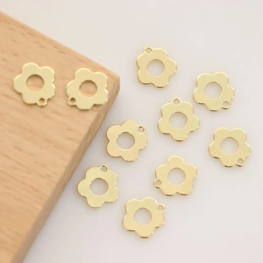 10 PCS 13x14mm Metal Copper Flower Charms Pendant For Earring Pendant Accessories DIY Handmade Material
10 PCS 13x14mm Metal Copper Flower Charms Pendant For Earring Pendant Accessories DIY Handmade Material