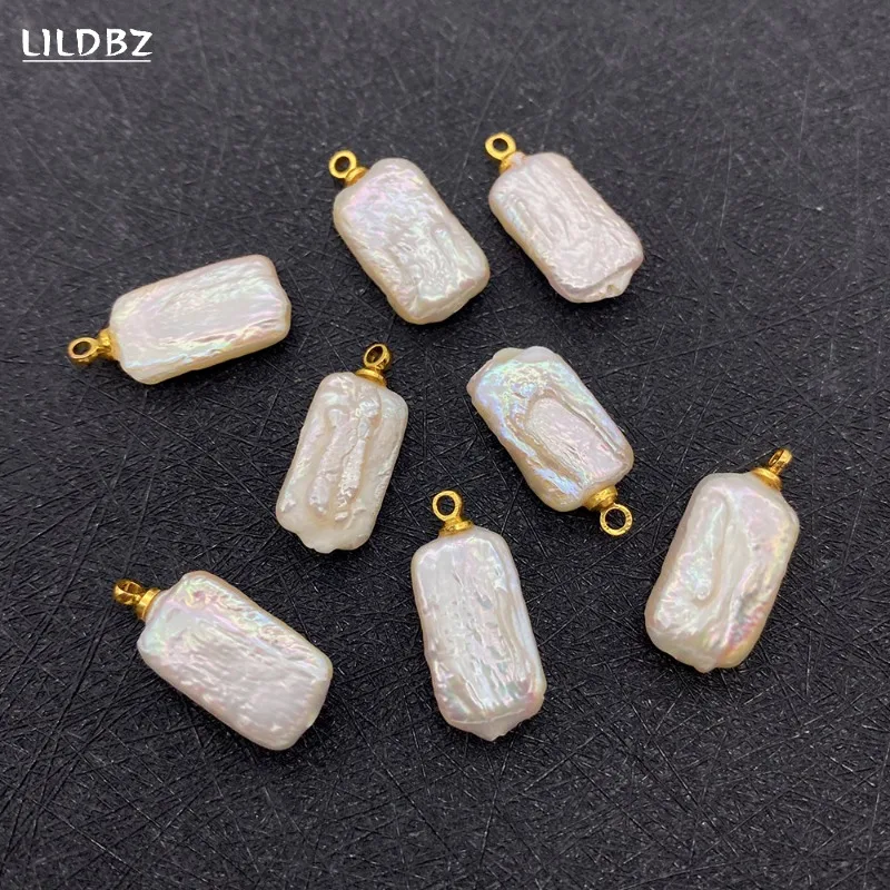 100% Natural Freshwater Pearl Pendant AA Grade Rectangular Baroque Pearl Pendant Charm Making DIY Necklace Bracelet Earrings
100% Natural Freshwater Pearl Pendant AA Grade Rectangular Baroque Pearl Pendant Charm Making DIY Necklace Bracelet Earrings