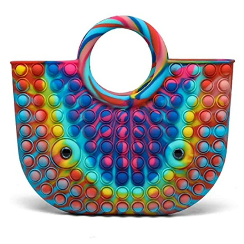 2021 New Pop Push Bubble Fidget Toys Handbag Children Stress Relief Squeeze Toy Antistress Soft Squishy Aldult Kids Toys Gifts
2021 New Pop Push Bubble Fidget Toys Handbag Children Stress Relief Squeeze Toy Antistress Soft Squishy Aldult Kids Toys Gifts
