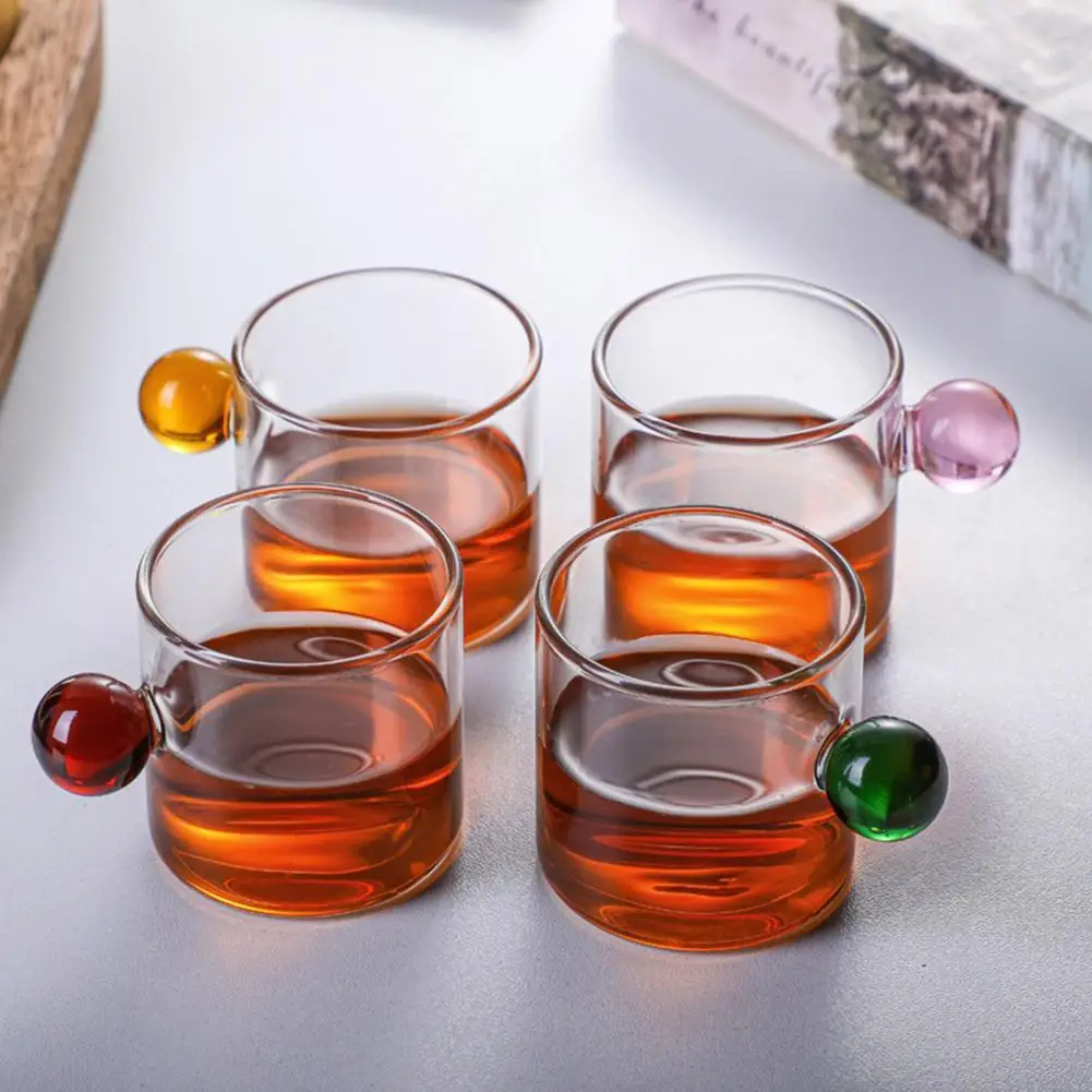 120ml Tea Cup Small Capacity Unique Design Glass Ball Handle Nordic Style Home Coffee Cup for Home
120ml Tea Cup Small Capacity Unique Design Glass Ball Handle Nordic Style Home Coffee Cup for Home