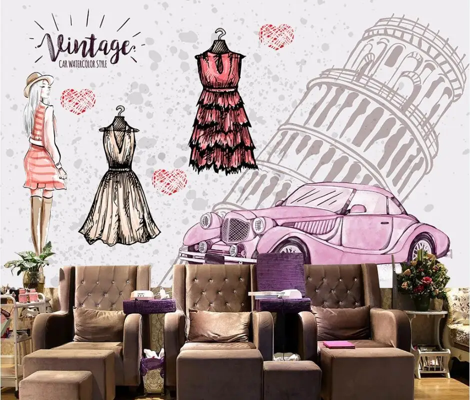 AINYOOUSEM Hand painted beauty car building background wall papier peint papel de parede wallpaper 3d wallpaper stickers
AINYOOUSEM Hand painted beauty car building background wall papier peint papel de parede wallpaper 3d wallpaper stickers