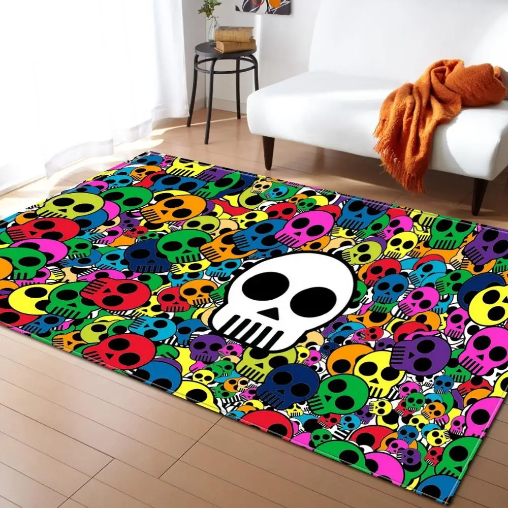 Terror Mini Skull Print Rugs Household Decoration Floor Mat Carpet Bathroom Non-slip Living Area Room Soft Large Carpets For Rug
Terror Mini Skull Print Rugs Household Decoration Floor Mat Carpet Bathroom Non-slip Living Area Room Soft Large Carpets For Rug
