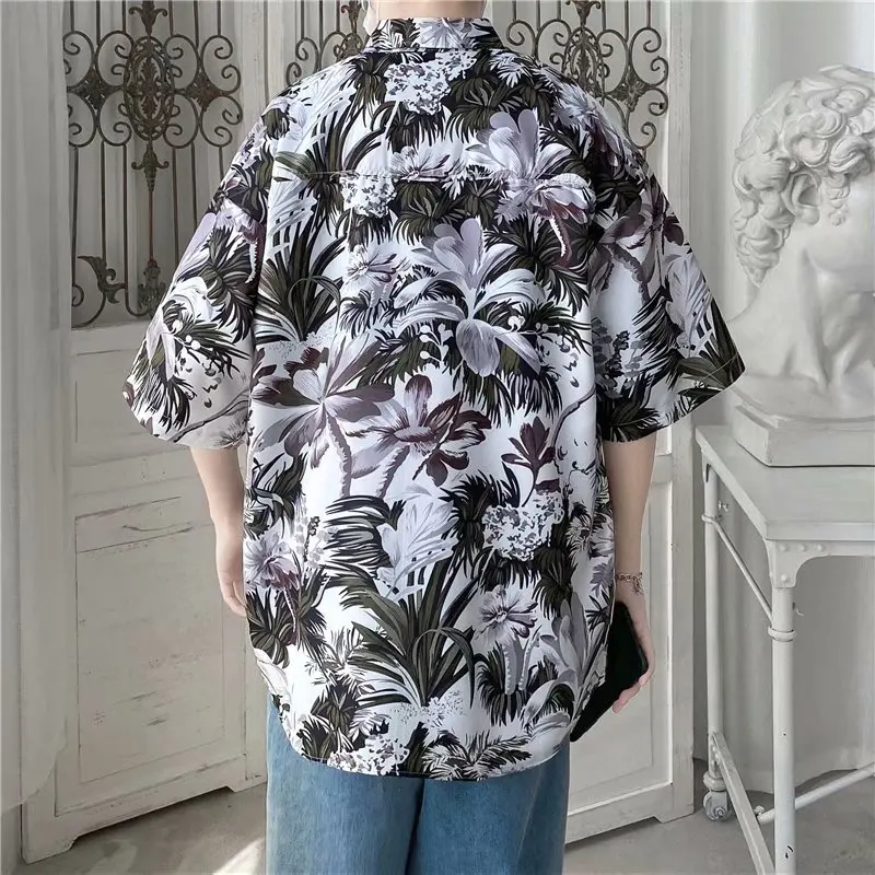 Japanese Fashion Casual Men Shirts Printed Short-sleeve Blouses Tops 2021 New Arrival Beach Wild Chemise Homme Hawaiian Shirts
Japanese Fashion Casual Men Shirts Printed Short-sleeve Blouses Tops 2021 New Arrival Beach Wild Chemise Homme Hawaiian Shirts