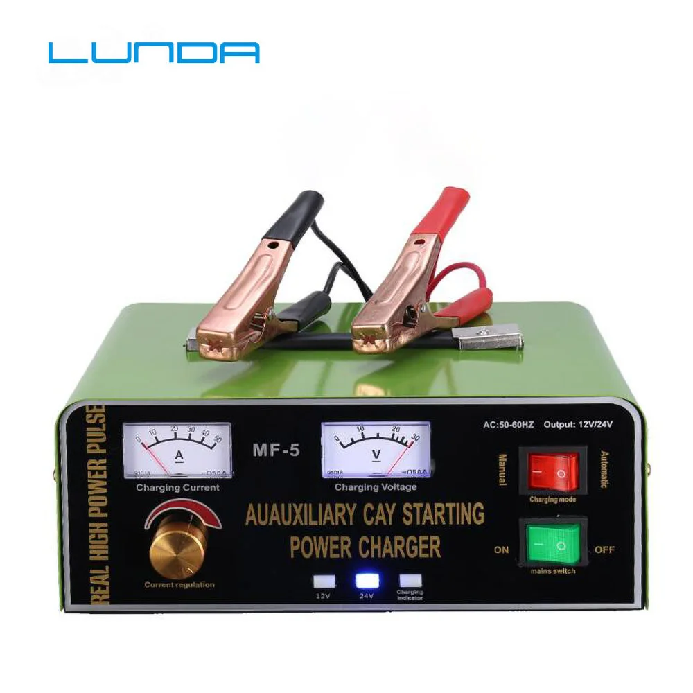 12V 24V Car battery charger 50A 800W batteries repair smart battery automatic charger Suitable for excavators trucks, boats cars
12V 24V Car battery charger 50A 800W batteries repair smart battery automatic charger Suitable for excavators trucks, boats cars