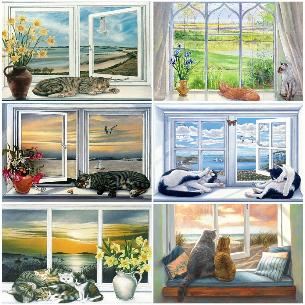 MomoArt Diamond Mosaic Cat Full Drill Square Diamond Painting Animal Cross Stitch Embroidery Window Picture Rhinestones Wall Art
MomoArt Diamond Mosaic Cat Full Drill Square Diamond Painting Animal Cross Stitch Embroidery Window Picture Rhinestones Wall Art