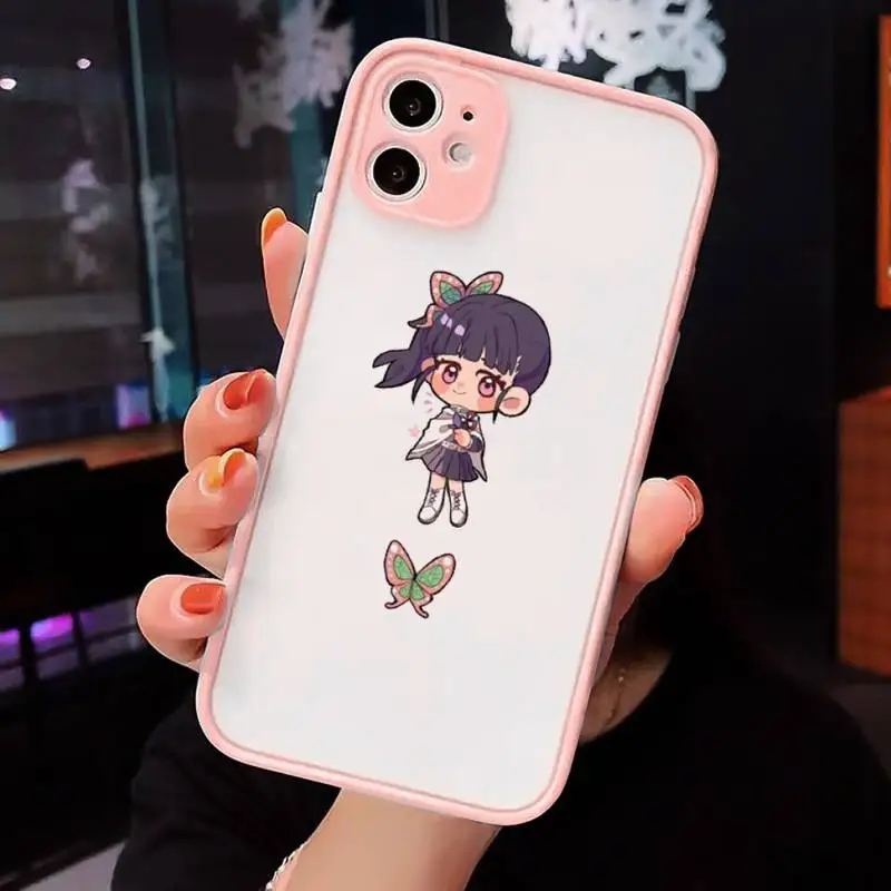 Cute cartoon ghost slayer fashion Phone Cases Matte Transparent for iPhone 7 8 11 12 s mini pro X XS XR MAX Plus cover funda 
Cute cartoon ghost slayer fashion Phone Cases Matte Transparent for iPhone 7 8 11 12 s mini pro X XS XR MAX Plus cover funda