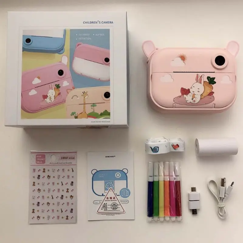 Cartoon Portable Kids Mini Digital Camera Automatically Print Photo 2.4inch High Definition Screen Child Education Toy 69HE
Cartoon Portable Kids Mini Digital Camera Automatically Print Photo 2.4inch High Definition Screen Child Education Toy 69HE