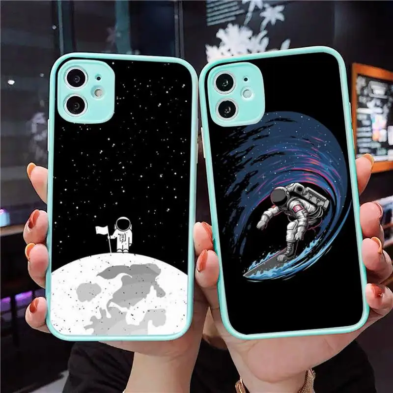 Space astronaut universe Phone Case Matte Transparent for iPhone 7 8 11 12 s mini pro X XS XR MAX Plus cover funda
Space astronaut universe Phone Case Matte Transparent for iPhone 7 8 11 12 s mini pro X XS XR MAX Plus cover funda
