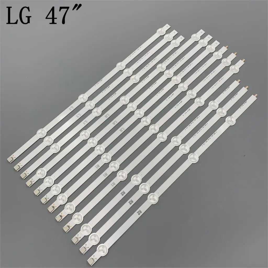 12 Pieces LED strip for LG substituted new 47"ROW2.1 Rev 0.7 6916L-1174A 6916L-1175A 6916L-1176A 6916L-1177A
12 Pieces LED strip for LG substituted new 47"ROW2.1 Rev 0.7 6916L-1174A 6916L-1175A 6916L-1176A 6916L-1177A
