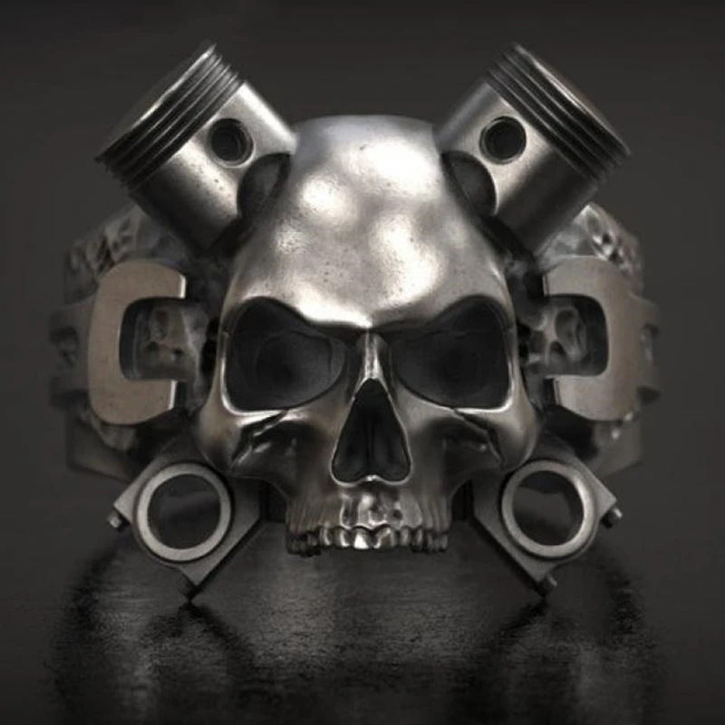 Men's Fashion Exaggerated Skull Ring Domineering Personality Ring Party Jewelry Gift
Men's Fashion Exaggerated Skull Ring Domineering Personality Ring Party Jewelry Gift