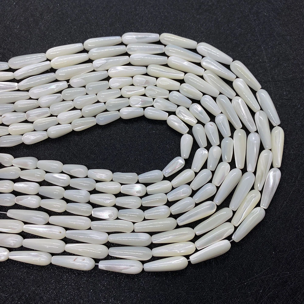 Natural Shell Beads Drop-shaped White DIY Ladies Necklace Beads Material Bracelets Earrings Pendants Jewelry Making Accessories
Natural Shell Beads Drop-shaped White DIY Ladies Necklace Beads Material Bracelets Earrings Pendants Jewelry Making Accessories