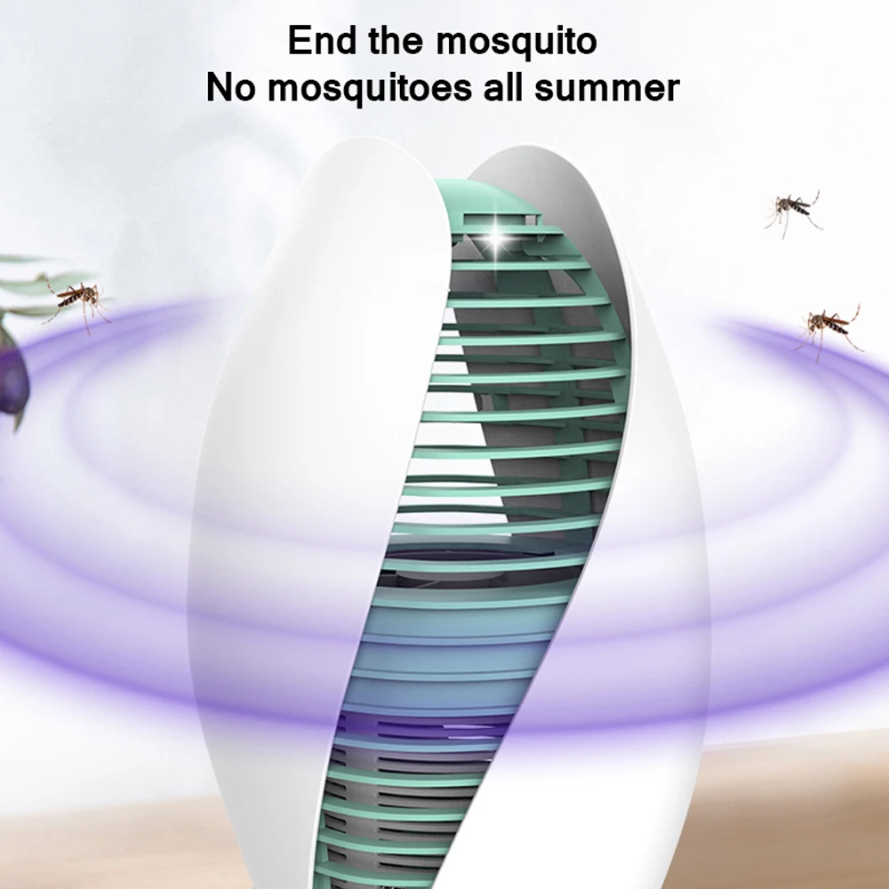 2020 USB Питание ловушки для комаров с сильный встроенный вентилятор всасывания