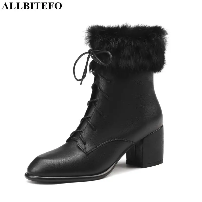 Size 34-42 Genuine Leather Thick Bottom Plush Winter Women Boots Brand High Heels Shoes Ankle Boots For Women Bota De Neve
Size 34-42 Genuine Leather Thick Bottom Plush Winter Women Boots Brand High Heels Shoes Ankle Boots For Women Bota De Neve